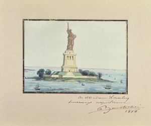 Frihedsgudinden, Bedloe Island, New York City, 1888 af Frederic Auguste Bartholdi