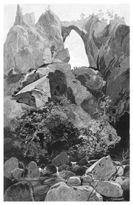 Carlotta Arch, Jenolan Caves, New South Wales, Australien, 1886.
