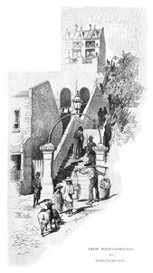 Fra Woolloomooloo til Darlinghurst, Sydney, New South Wales, Australien, 1886.
