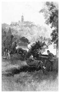 Government House, Melbourne, Victoria, Australien, 1886.