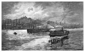 Natscene, Darling Harbour, Sydney, New South Wales, Australien, 1886.