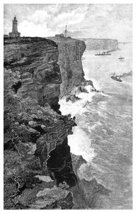 Sydney hoveder fra syd, New South Wales, Australien, 1886.