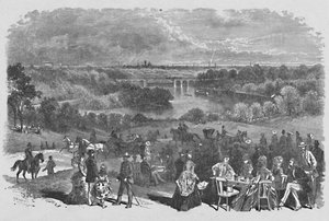 Udsigt fra Belmont Mansion, Fairmount Park, 1883