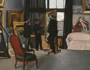 Bazille -værkstedet af Jean Frederic Bazille