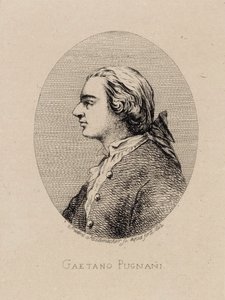 Portræt af violinisten og komponisten Gaetano Pugnani 1731-1798, 1842.