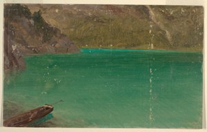 Alpine sø (Bayern eller Schweiz) af Frederic Edwin Church