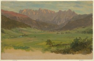 Alpedalen af Frederic Edwin Church