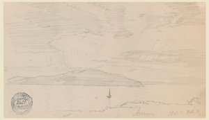 Aurora, Mount Desert Island af Frederic Edwin Church