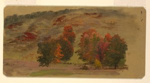 Efterårslandskab af Frederic Edwin Church