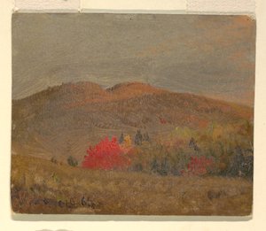 Efterårslandskab, Vermont af Frederic Edwin Church