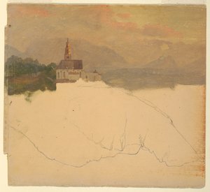 Bayersk Landskab af Frederic Edwin Church