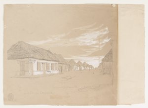 Calle de Commerce, Barranquilla, Colombia af Frederic Edwin Church