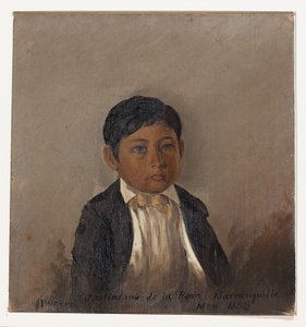 Colombia, Barranquilla, portræt af dreng af Frederic Edwin Church