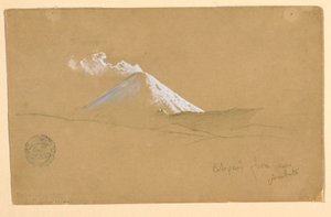Cotopaxi fra nær Ambato, Ecuador af Frederic Edwin Church