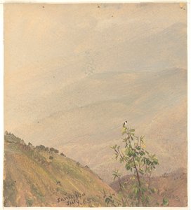 Distant Hills, Jamaica af Frederic Edwin Church