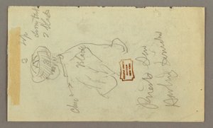 Tegning, Dreng med turban, muligvis 1868 af Frederic Edwin Church