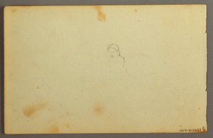 Tegning, Bred dal med gårde, 1844 af Frederic Edwin Church