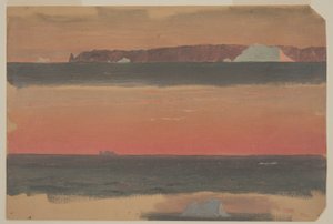 Tegning, Cape St. John, Newfoundland, 1. juni 1859 af Frederic Edwin Church