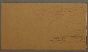 Tegning, Sky over bakker, muligvis 1875 af Frederic Edwin Church