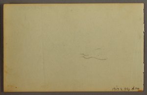 Tegning, studie af skyer, 1844 af Frederic Edwin Church