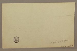 Tegning, studie af skyer, 1860