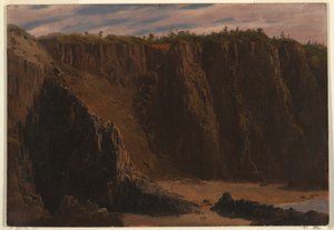 Tegning, Grand Manan Island, Canada, august-september 1851 af Frederic Edwin Church