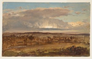 Tegning, Hudson Valley, april 1867 af Frederic Edwin Church