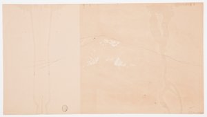Tegning, Mt. Katahdin fra sydøst; bagside: Mt. Katadhin, 1876-78 af Frederic Edwin Church