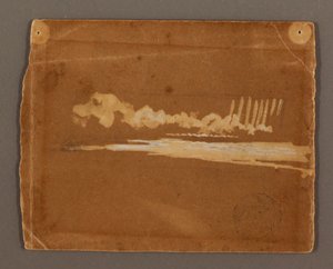 Tegning, Niagara Falls, muligvis 1856 af Frederic Edwin Church