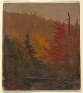 Tegning, sandsynligvis nær Katahdin, efterår, 1865-70 af Frederic Edwin Church