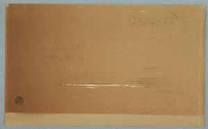 Tegning, havlandskab, Labradors kyst, juni eller juli 1859 af Frederic Edwin Church