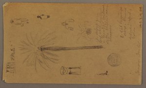 Tegning, Skitser fra Jamaica, Vestindien, juni 1865 af Frederic Edwin Church