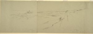 Tegning, Udsigt fra Akropolis, 1869 af Frederic Edwin Church