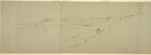 Tegning, Udsigt fra Akropolis, 1869 af Frederic Edwin Church