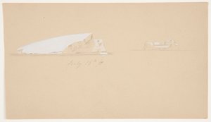 Flydende isbjerge af Frederic Edwin Church