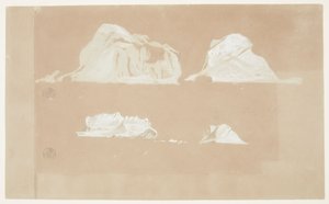 Flydende isbjerge af Frederic Edwin Church