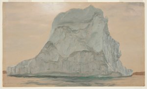 Grå isbjerge af Frederic Edwin Church