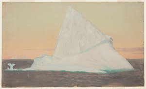 Isbjerg og isblomst af Frederic Edwin Church