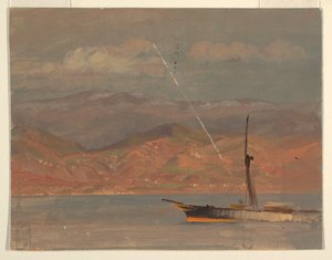 Italienske kyst, ud for Messinastrædet af Frederic Edwin Church