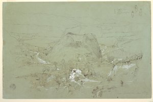 Landskab nær Guaranda, Ecuador af Frederic Edwin Church