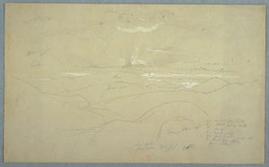 Landskab ved solnedgang, Jamaica af Frederic Edwin Church