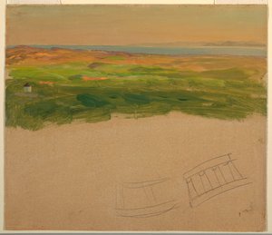 Landskab, nær Syrien eller Grækenland af Frederic Edwin Church