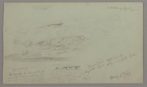 Landskaber nær Baalbek, Libanon af Frederic Edwin Church