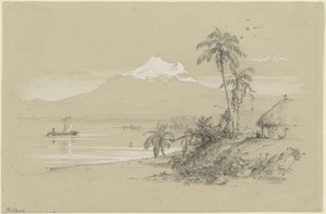 Magdalena River, New Granada, Ecuador af Frederic Edwin Church