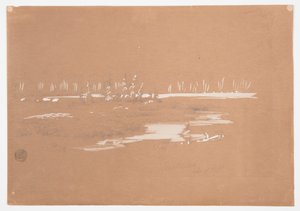 Marshy Landscape nær Millinocket, Maine af Frederic Edwin Church
