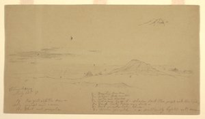 Mount Chimborazo ved solnedgang af Frederic Edwin Church