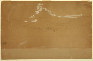 Mount Chimborazo, nær Guanojo og Guaranda, Ecuador af Frederic Edwin Church