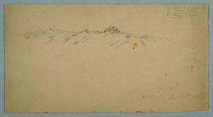 Mount Pichincha fra Chillo, Ecuador af Frederic Edwin Church