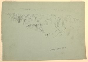 Mountain, Wady el-Arabah, 23. februar 1868 af Frederic Edwin Church
