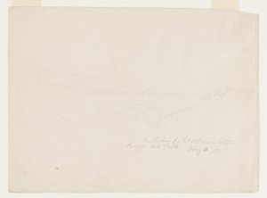 Bjerglandskab mellem Popyan og Pasto, Colombia af Frederic Edwin Church